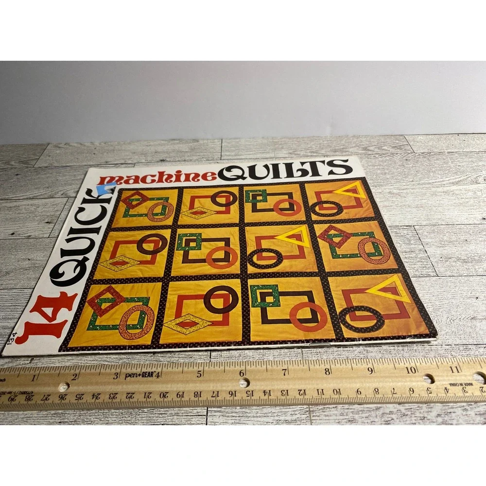 14‎ Quick Machine Quilts Stearns & Foster 1970s Vintage Pattern Book